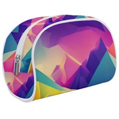 Abstract Geometric Landscape Art 3d Render Make Up Case (medium) by Pakemis
