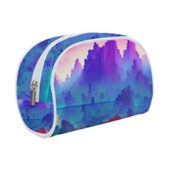 Abstract Geometric Landscape Art 3d Make Up Case (small) by Pakemis