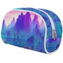 Abstract Geometric Landscape Art 3d Make Up Case (Medium) View2