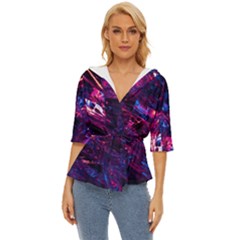 Space Futuristic Shiny Abstraction Lightweight Drawstring Hooded Top by Pakemis