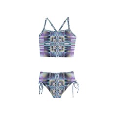Modern Art Abstract Pattern Girls  Tankini Swimsuit by Ravend