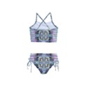 Modern Art Abstract Pattern Girls  Tankini Swimsuit View2