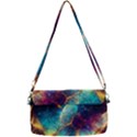 Abstract Galactic Removable Strap Clutch Bag View2