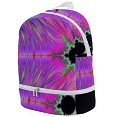 Fractal Fractals Abstract Art Zip Bottom Backpack by Ravend