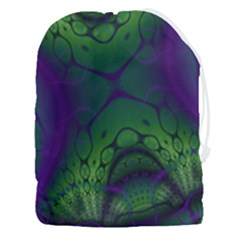 Fractal Abstract Art Pattern Drawstring Pouch (3xl) by Ravend