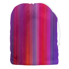 Multicolored Abstract Linear Print Drawstring Pouch (3xl) by dflcprintsclothing