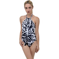 Abstract Painting Go With The Flow One Piece Swimsuit by Sobalvarro