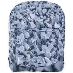 Rocks Stones Gray Gravel Rocky Material  Full Print Backpack by artworkshop
