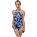 Rocks Stones Gray Gravel Rocky Material  Go with the Flow One Piece Swimsuit View1