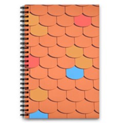 Roof Roofing Tiles  5 5  X 8 5  Notebook by artworkshop