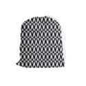 Seamless Abstract Geometric Pattern Background Drawstring Pouch (Large) View1