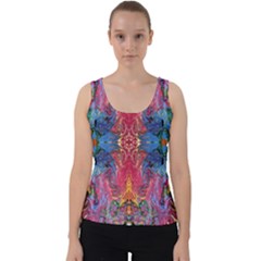 Firey Repeats I Velvet Tank Top by kaleidomarblingart