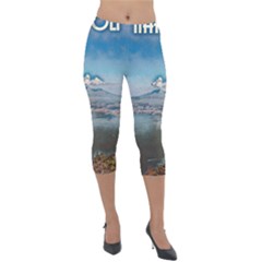 Napoli - Vesuvio Lightweight Velour Capri Leggings  by ConteMonfrey