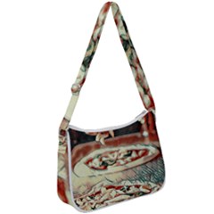 Naples Pizza On The Making Zip Up Shoulder Bag by ConteMonfrey