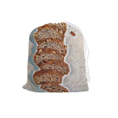 Bread Is Life - Italian Food Drawstring Pouch (large) by ConteMonfrey