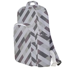 Pale Multicolored Stripes Pattern Double Compartment Backpack by dflcprintsclothing