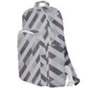 Pale Multicolored Stripes Pattern Double Compartment Backpack View1