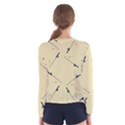 Fishing Rods Pattern Brown Women s Long Sleeve Tee View2