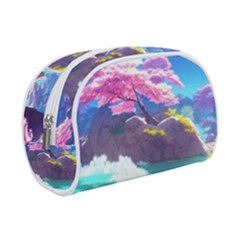 Fantasy Japan Mountains Cherry Blossoms Nature Make Up Case (small) by Uceng