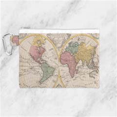 Mapa Mundi 1775 Canvas Cosmetic Bag (medium) by ConteMonfrey