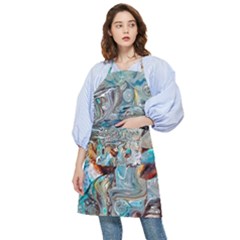 Pouring Edit Pocket Apron by kaleidomarblingart