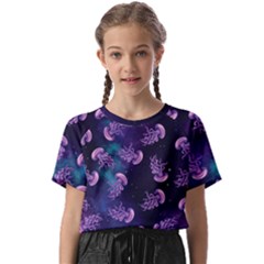 Galaxy Jelly Fish Kids  Basic Tee by ALIXE