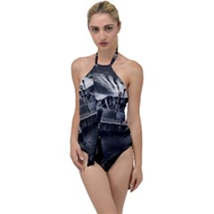 Smokey Pier Go With The Flow One Piece Swimsuit by ConteMonfrey