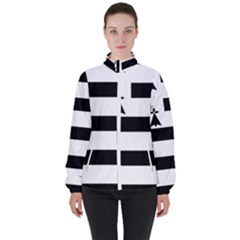 Brittany Flag Women s High Neck Windbreaker by tony4urban