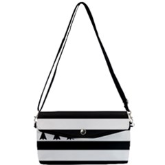 Brittany Flag Removable Strap Clutch Bag by tony4urban