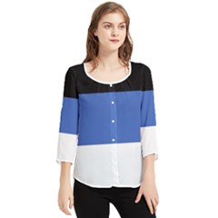 Estonia Chiffon Quarter Sleeve Blouse by tony4urban