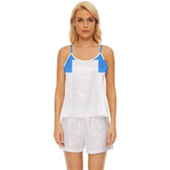 Akershus Flag Satin Pajama Short Set by tony4urban