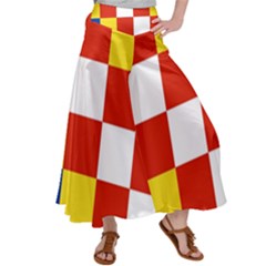 Antwerp Flag Satin Palazzo Pants by tony4urban