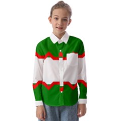 Andalusia Flag Kids  Long Sleeve Shirt by tony4urban