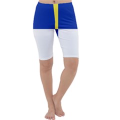 Bratislavsky Flag Cropped Leggings  by tony4urban