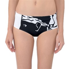Corsica Flag Mid-waist Bikini Bottoms by tony4urban