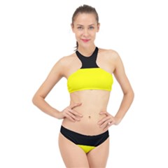 Kashubian Flag High Neck Bikini Set by tony4urban
