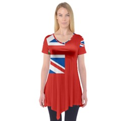 Bermuda Short Sleeve Tunic  by tony4urban