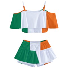 Ireland Kids  Off Shoulder Skirt Bikini by tony4urban