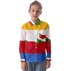Comoros Kids  Long Sleeve Shirt by tony4urban