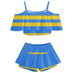 Aruba Kids  Off Shoulder Skirt Bikini by tony4urban