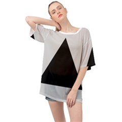Magnitogorsk City Flag Oversized Chiffon Top by tony4urban