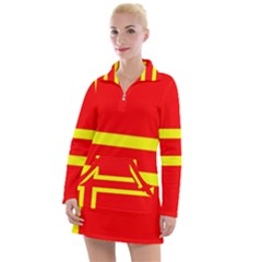 Normandy Flag Women s Long Sleeve Casual Dress by tony4urban