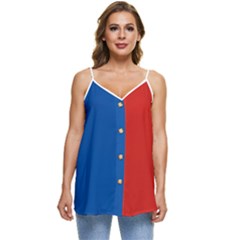 Paris Casual Spaghetti Strap Chiffon Top by tony4urban