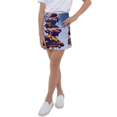 Berwyn Car Kebob Kids  Tennis Skirt by StarvingArtisan