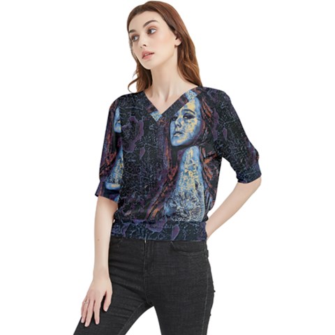Pavement Lover Quarter Sleeve Blouse by MRNStudios