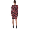 Ugly Open Mouth Graphic Motif Print Pattern Asymmetric Cut-Out Shift Dress View2