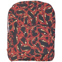 Ugly Open Mouth Graphic Motif Print Pattern Full Print Backpack by dflcprintsclothing