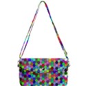 Background Color Removable Strap Clutch Bag View1