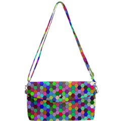 Background Color Removable Strap Clutch Bag by artworkshop