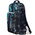 Falling Down Pattern Double Compartment Backpack View1